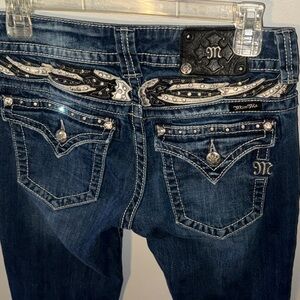 Miss Me Dark Blue Boot Cut Jeans